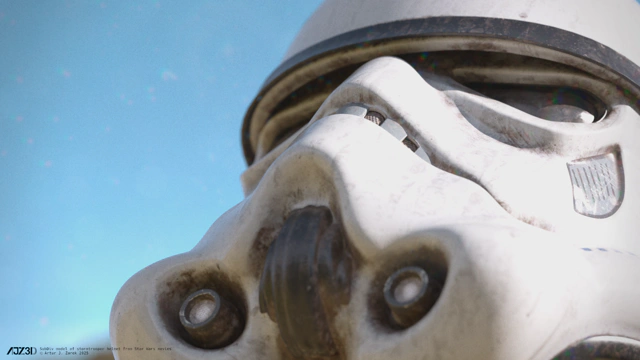 Extreme close up shot of the front side of the helmet.